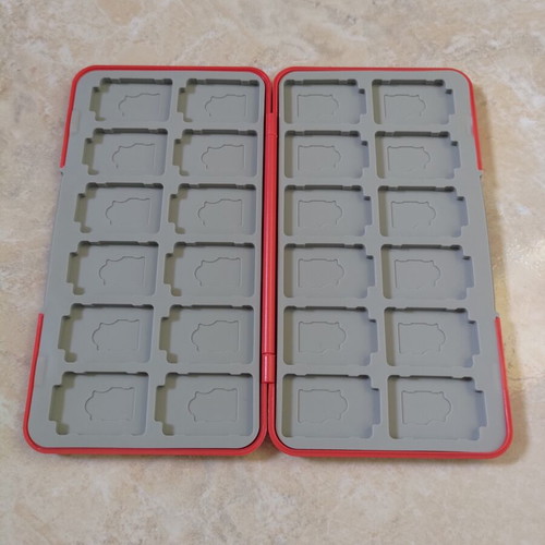 Nintendo Switch Game Case Holder with Super Mario Theme new