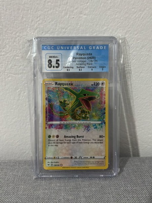 Rayquaza CGC 8.5 card new