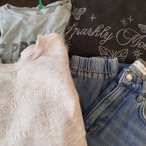 Clothes pack size 13-14 like new Zara gray and blue