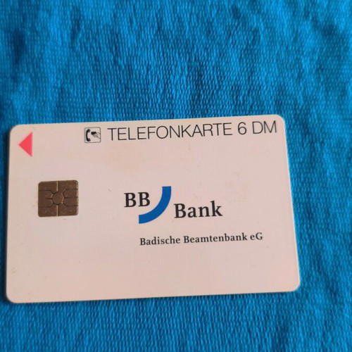 German phone card used
