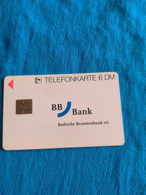 German phone card used