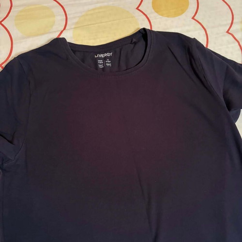 Men's short-sleeve t-shirt like new, size M, black-gray