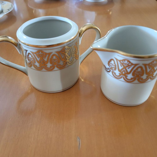 Vintage Luxor coffee set by Fitz & Floyd like new