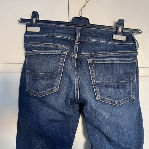 Τζιν American Eagle μεταχειρισμένο, καμπάνα, μέγεθος small, μπλε