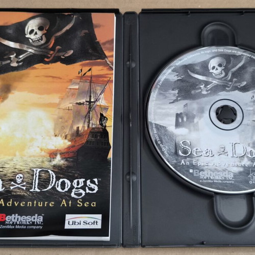 Sea Dogs PC CD-ROM game like new, an epic adventure at sea