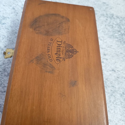 Dimple 15 Years Old vintage wooden case
