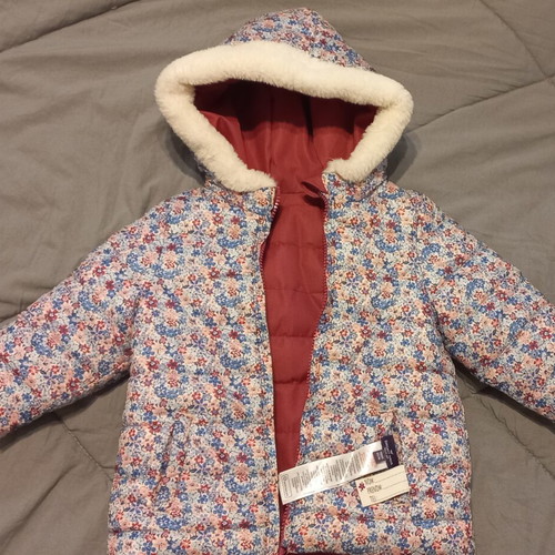 Baby jacket like new reversible 12-18 months