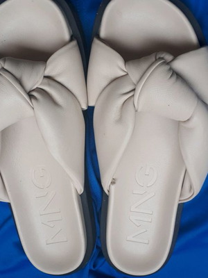 Mango slippers used, size 39, beige