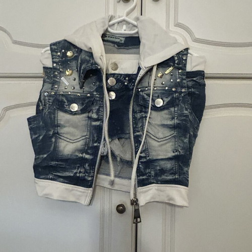 Mexton set with shorts and hood, like new, blue