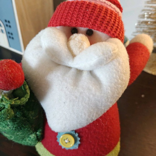 Christmas decorative Santa Claus like new, plush