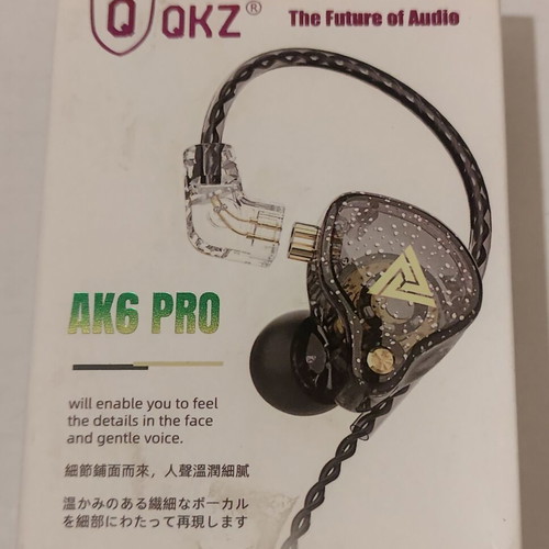 QKZ AK6 PRO Gaming earphones like new
