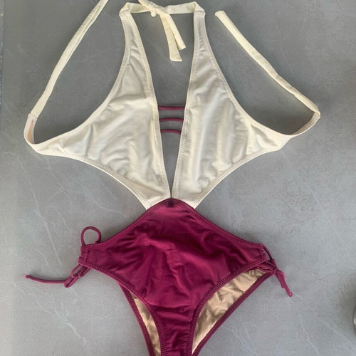 Muse of Infinity cut-out one-piece swimsuit like new, size S