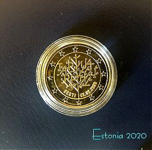 Νόμισμα 2 Ευρώ - Εσθονία 2020 - 100η επέτειος της συνθήκης ειρήνης του Τάρτου (UNC)