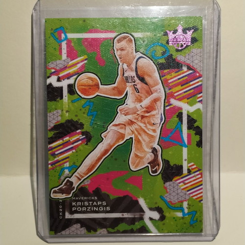 Kristaps Porzingis 2020-21 Court Kings NBA Dallas Mavericks #17 numbered card like new