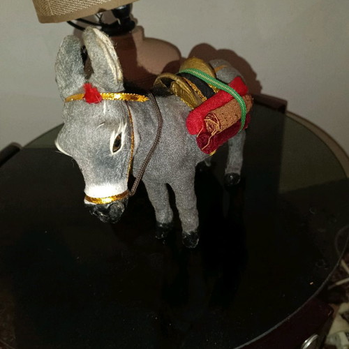 Decorative donkey used