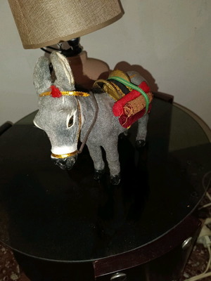 Decorative donkey used
