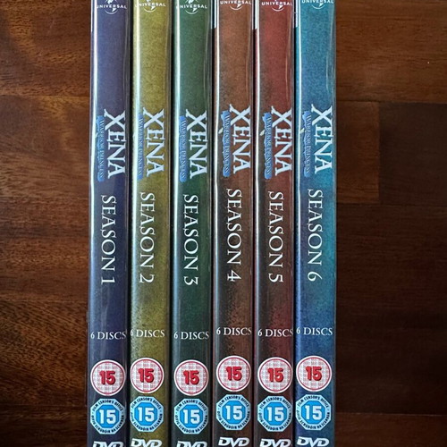 Xena: Warrior Princess DVD like new, complete series on 36 discs