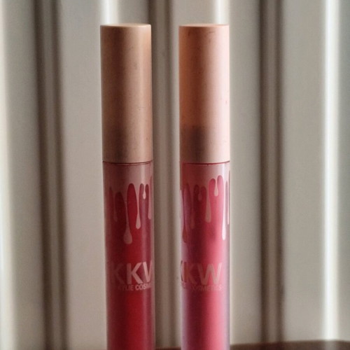 KKW by Kylie cosmetics used packaging with two pieces