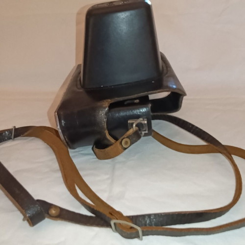 Zenit leather camera case vintage used, KMZ export 1970–1975
