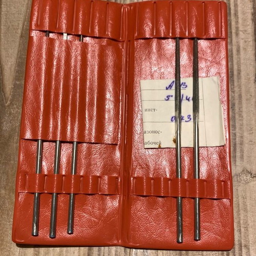 Diamond needle files USSR like new, pack of 5