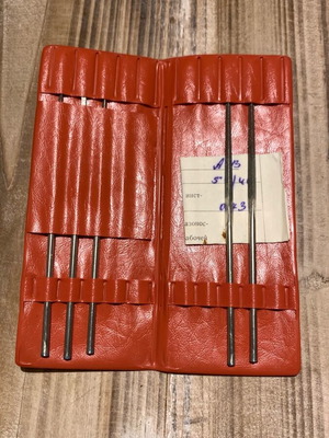 Diamond needle files USSR like new, pack of 5