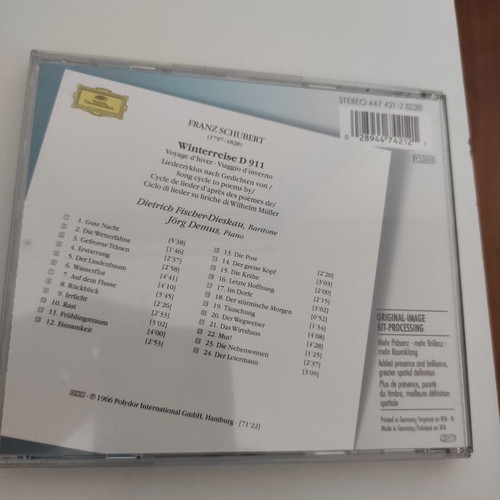 Franz Schubert Winterreise CD like new, classical music