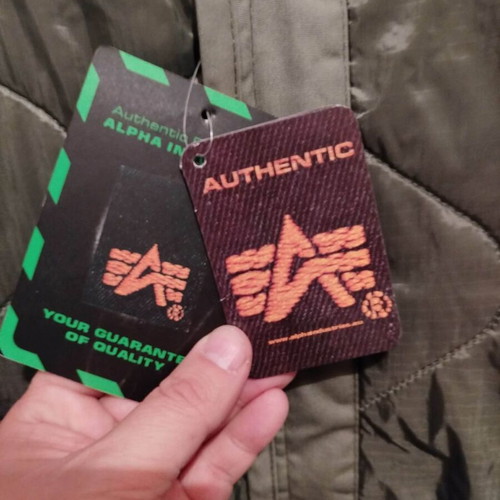 Alpha Industries M65 jacket lining new, green, size L