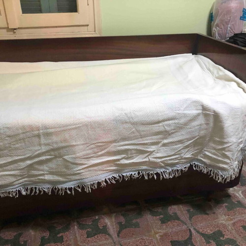 Divan bed used with storage space