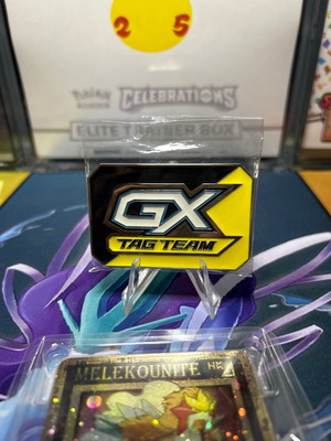 Pokemon GX Tag Team metal token marker official 2019 σιδερένιο