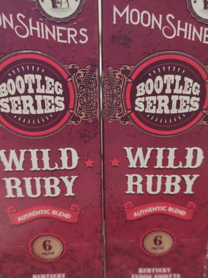 Moonshiners Bootleg Series Wild Ruby υγρό ηλεκτρονικού τσιγάρου, 60 ml, δύναμη 6