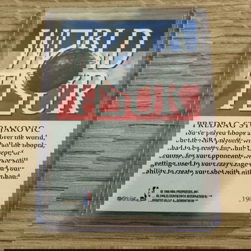 Κάρτα Peja Stojakovic Kings Skybox World Tour 1999 ΠΑΟΚ