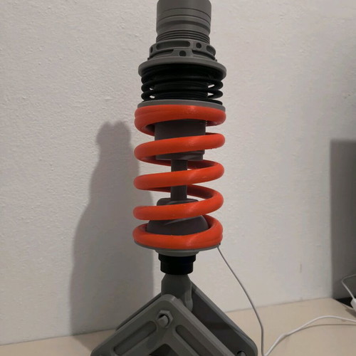 Shock Absorber LED Lamp 3D Printed Design new