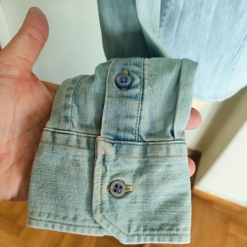 Fay light blue women's denim shirt size S like new
