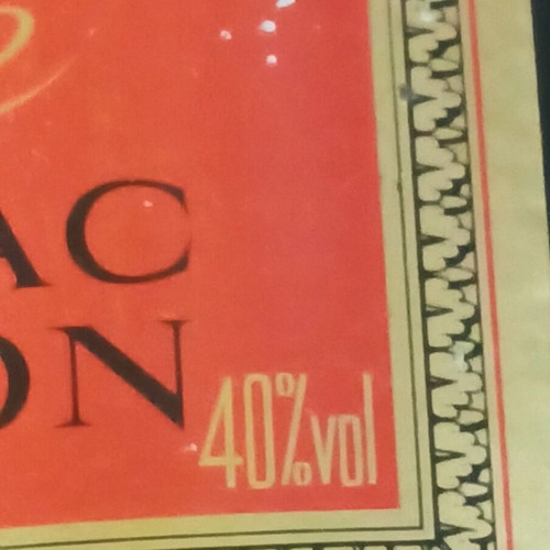 Orange Au Cognac Napoleon France καινούργιο, σφραγισμένο 70cl 40% vol
