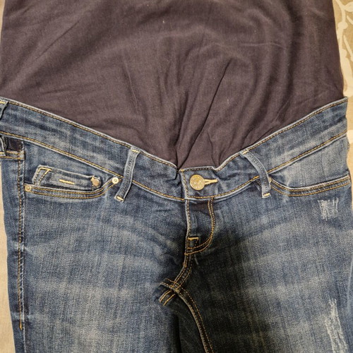 H&M maternity jeans skinny pack of 2 size 36 like new, blue and grey