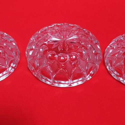 Nachtmann Anglia ashtray set Germany new 3 pieces