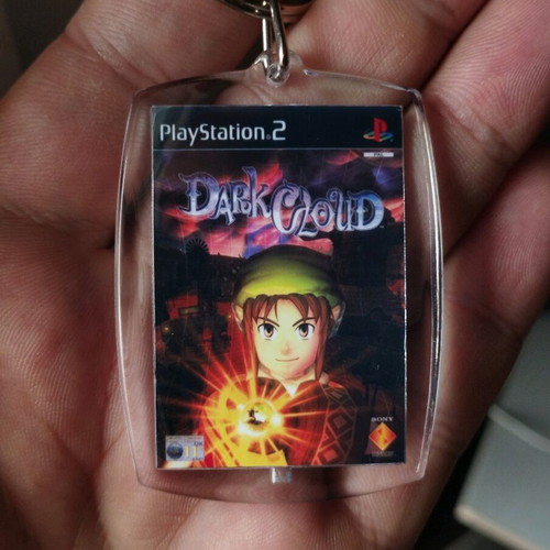 Dark Cloud PS2 acrylic keychain new