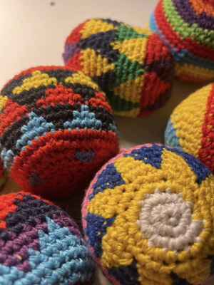Knitted handmade ball new, 2+1 gift