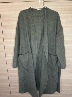 The Line Project wool coat used, grey, with belt size M