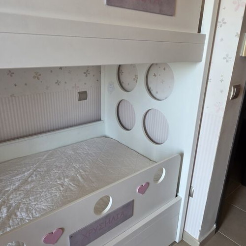 Moderno Spiti bunk bed with 3 beds and mattresses
