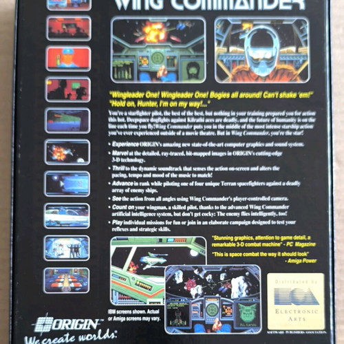 Wing Commander (Origin) Amiga like new, complete in box