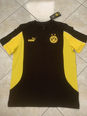 Borussia Dortmund Puma T-Shirt new, size M, black and yellow