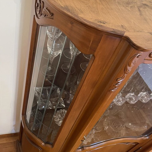 Classic Rococo Style Showcase like new, solid wood