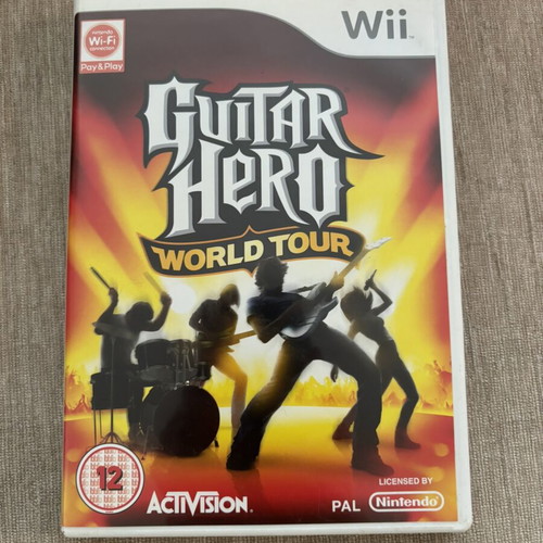 Guitar Hero World Tour Nintendo Wii used, English full version