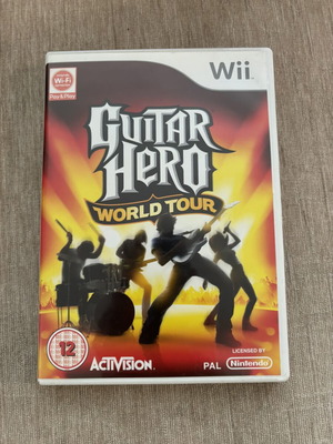 Guitar Hero World Tour Nintendo Wii used, English full version