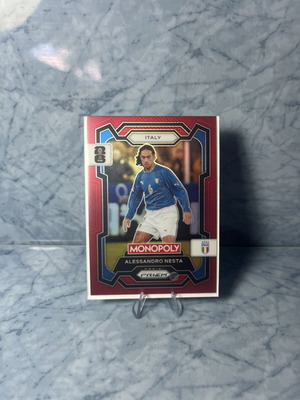 Alessandro Nesta 2026 Panini Prizm World Cup Monopoly Red Prizm sticker #34