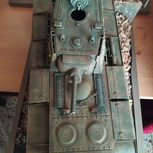 Diorama KV-1 new, Soviet heavy tank battle of Berlin