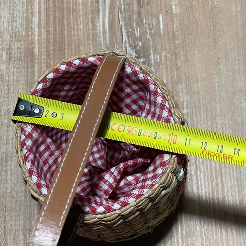 Basket hand bag used small