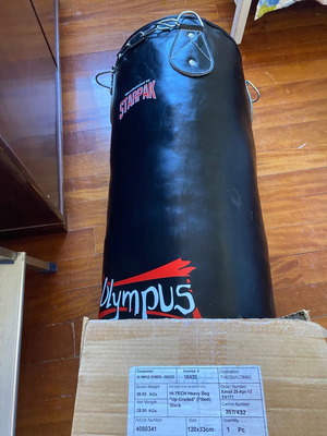 Olympus training bag new, filled, leatherette, 120 cm
