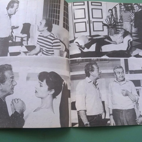 Theatrical program used, vintage